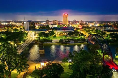 Waco at night